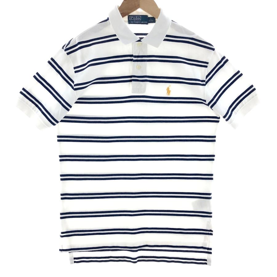 古着 ラルフローレン Ralph Lauren POLO by Ralph Lauren 半袖 ボーダー ポロシャツ レディースXL相当 /eaa554848 Ralph Lauren - 古着 ラルフローレン Ralph Lauren POLO by Ralph