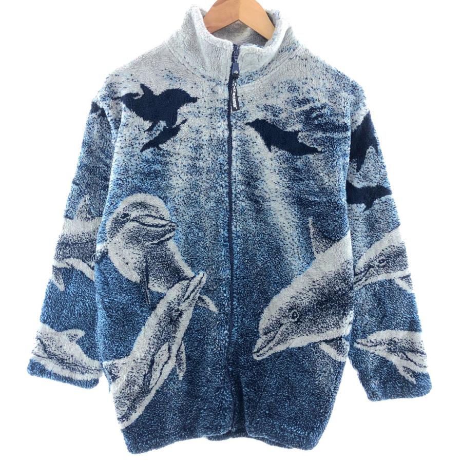USA VINTAGE 絶する MUSKOKA NATIVE PATTERNED FLEECE JACKET USA VINTAGE 絶する MUSKOKA NATIVE PATTERNED FLEECE JACKET