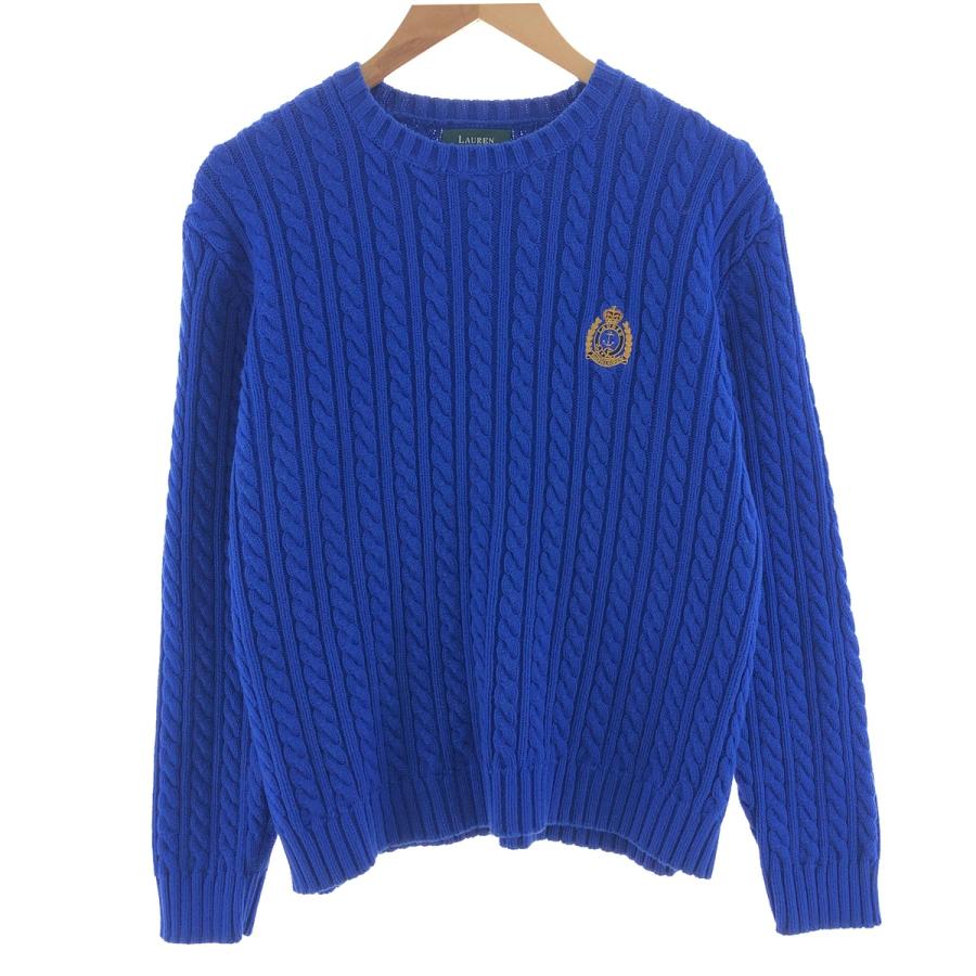 古着 ラルフローレン Ralph Lauren POLO RALPH LAUREN ケーブル編み コットンニットセーター レディースM相当  /eaa390353 ss2503_30 古着 ラルフローレン Ralph Lauren LAUREN RALPH ケーブル編み
