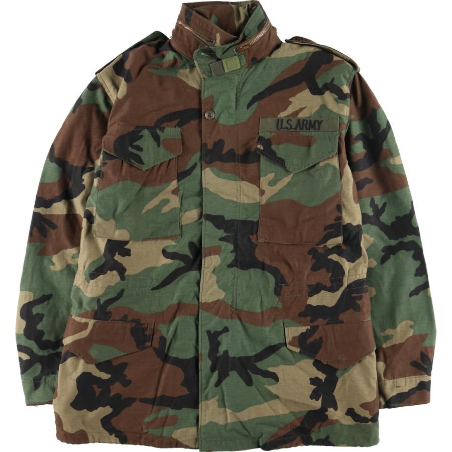古着 84年納品 米軍実品 M-65 U.S.ARMY ウッドランドカモ 迷彩柄 
