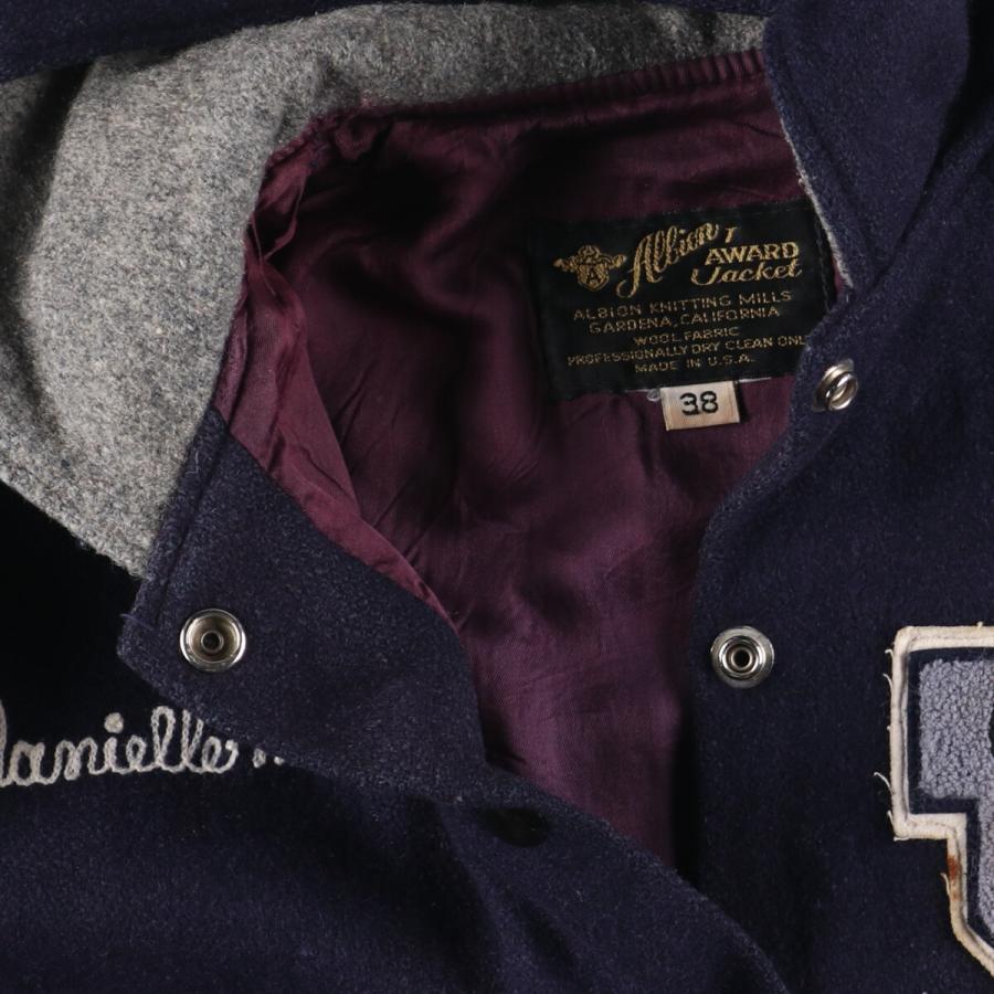 USA製 ALBION Award Jacket スタジャン USA製 ALBION Award Jacket スタジャン