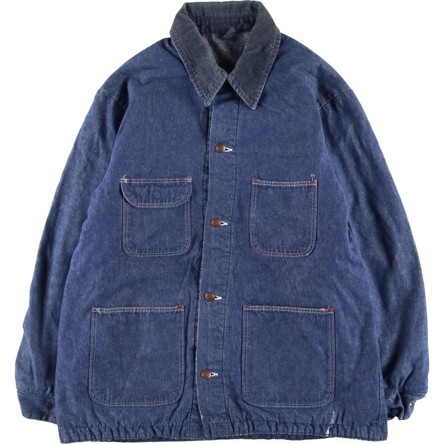 古着 70年代 BLUE BELL デニムカバーオール メンズL ヴィンテージ 