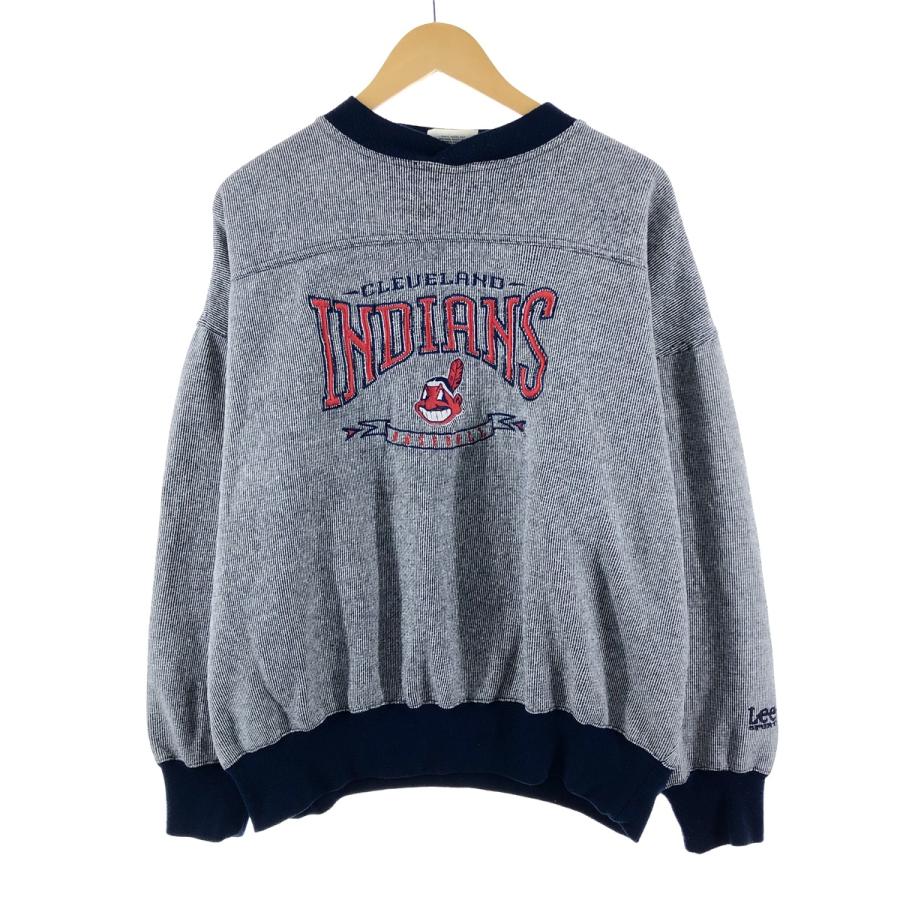 Lee リー INDIANS インディアンス MLB トレーナー USA製 インディアン