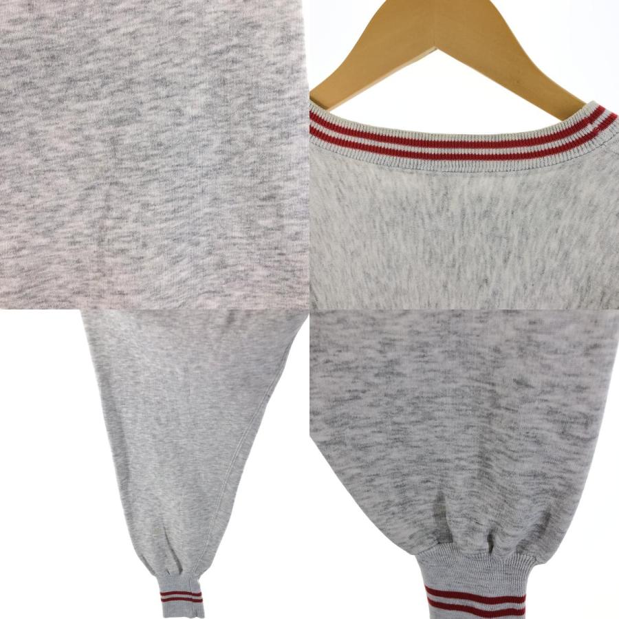 古着 university place 裾カットオフ カレッジスウェットシャツ
