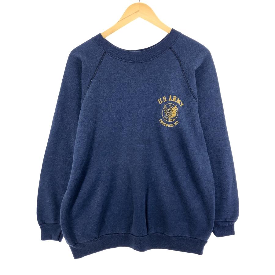 80s ARTEX 80s u.s army　2色プリント　NAVY 古着 80年代 アルテックス ARTEX U.S.ARMY プリントスウェット