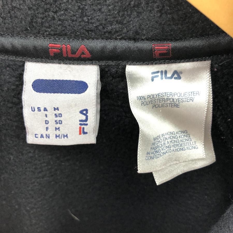 古着 フィラ FILA ハーフジップ フリースプルオーバー メンズM /eaa386689 【SS2403】｜jamtrading1｜03