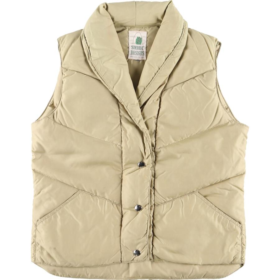 SIERRA DESIGNS - 古着 シエラデザインズ SIERRA DESIGNS ダウンベスト レディースM /eaa387059 SIERRA DESIGNS 古着 シエラデザインズ ダウンベスト レディース