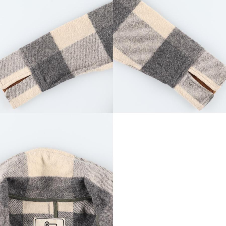 WOOLRICH 古着 ウールリッチ チェック柄 ウールハーフコート WOOLRICH 古着 ウールリッチ チェック柄 ウールハーフコート