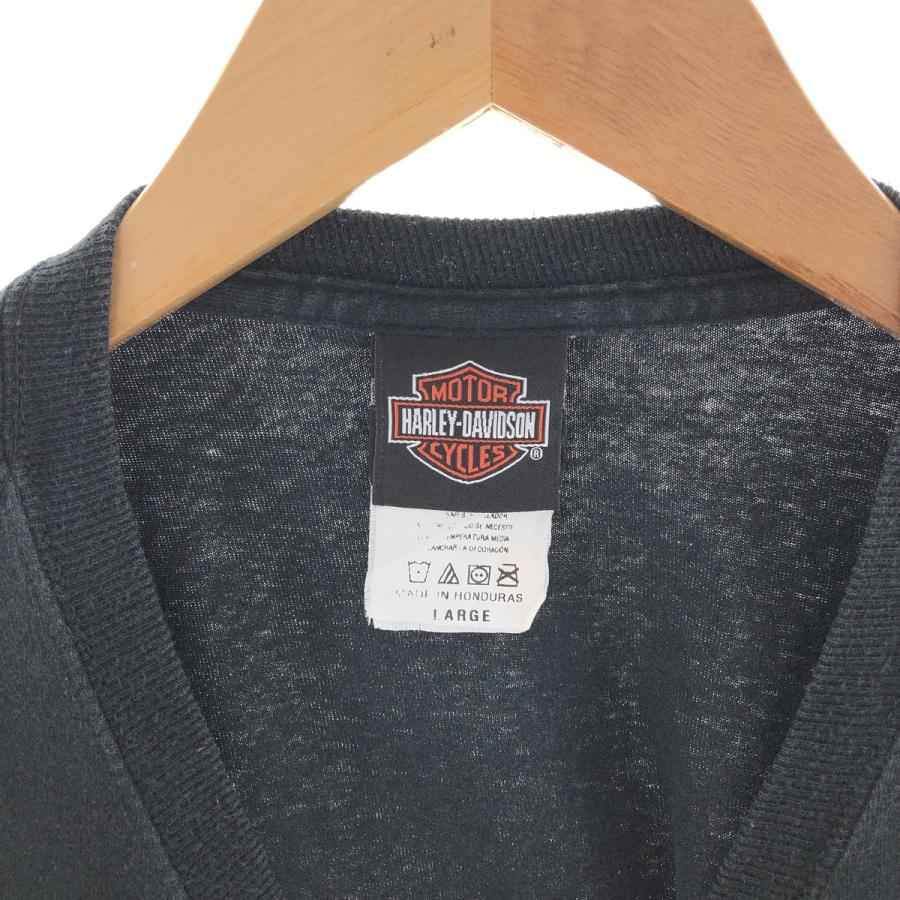 古着 ハーレーダビッドソン Harley-Davidson バックプリント モーターサイクル バイクTシャツ メンズL  /eaa390129｜jamtrading1｜03