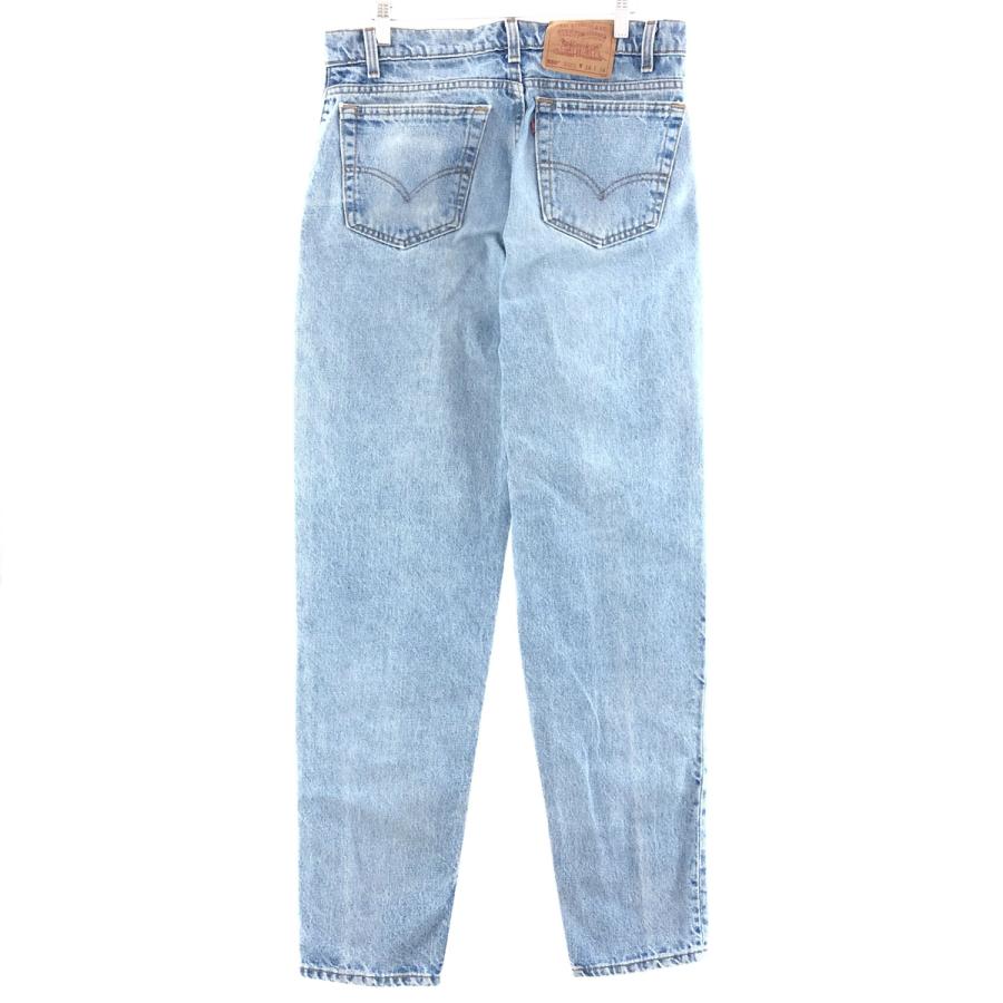 90'S Levi's 550-4891 Relaxed Fit Tapered Leg Denim Pants, Made in USA, Men's Size 34 (Vintage) cotton blue type Vintage Second Hand