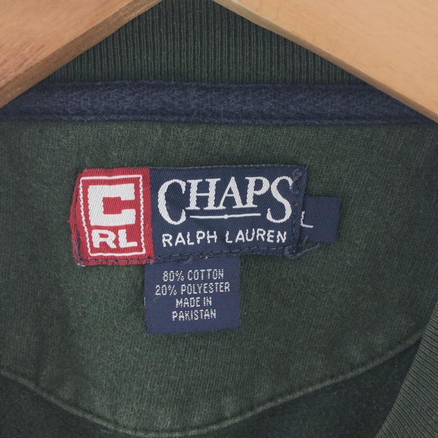 CHAPS RALPH LAUREN ラルフローレントレーナー スウェット Ralph Lauren - 古着 90年代 ラルフローレン Ralph Lauren CHAPS