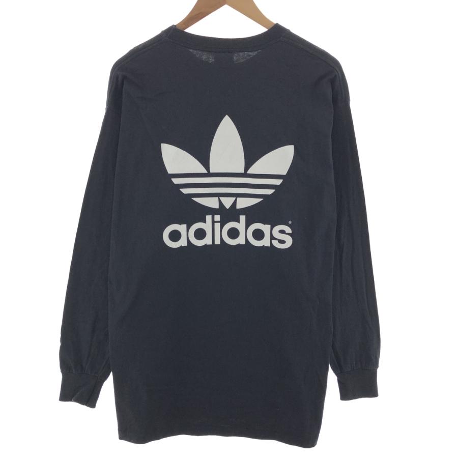 adidas 古着 90年代 アディダス トレフォイルロゴ ロングTシャツ adidas 古着 90年代 アディダス トレフォイルロゴ ロングTシャツ