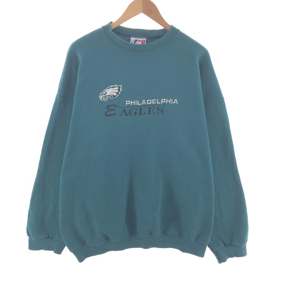 古着 90年代 LOGO ATHLETIC NFL PHILADELPHIA EAGLES ロゴスウェット