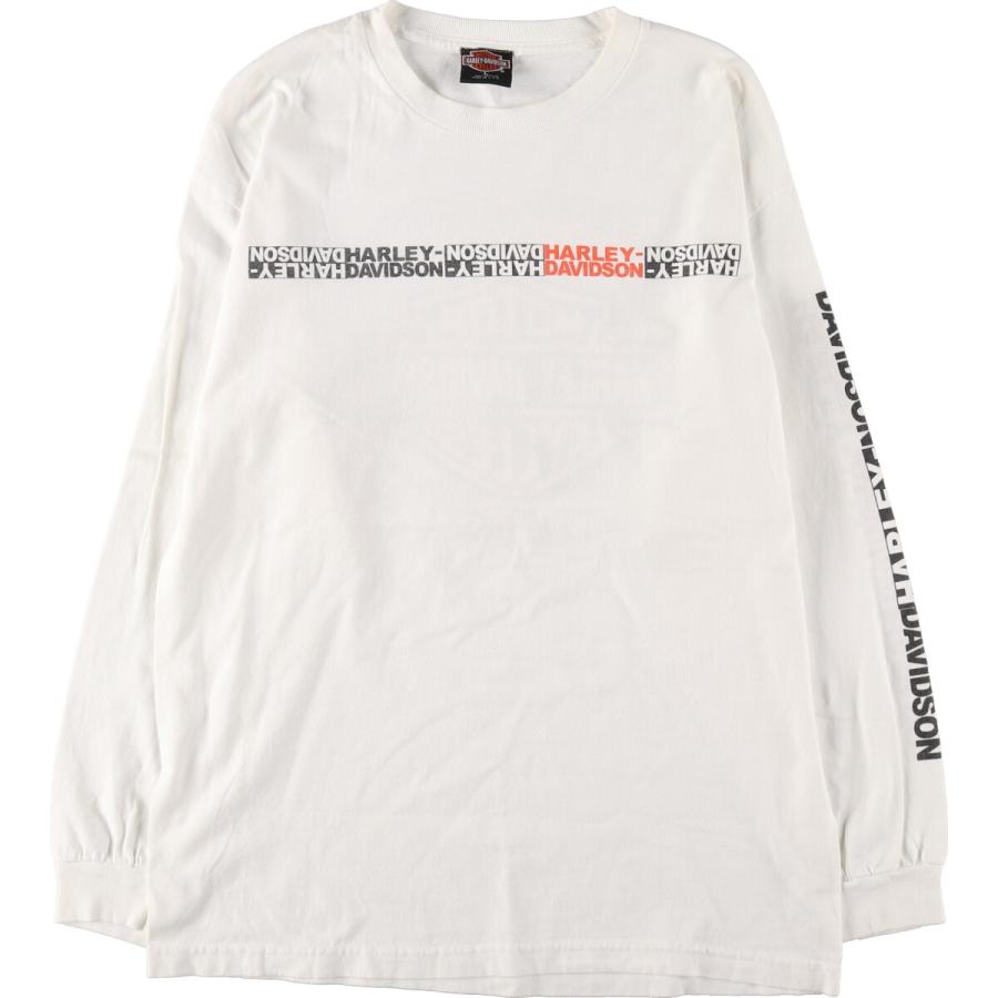 90s 00s USA製　Herley Davidson ハーレー　ロンT 古着 90~00年代 ハーレーダビッドソン Harley-Davidson ロングT