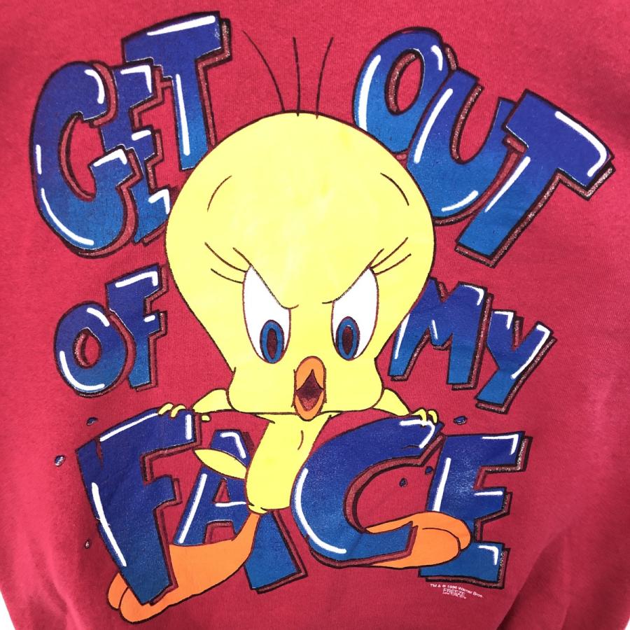 古着90年代トゥイーティー キャラクタースウェットシャツ トレーナー USA製 古着90年代トゥイーティー キャラクタースウェットシャツ