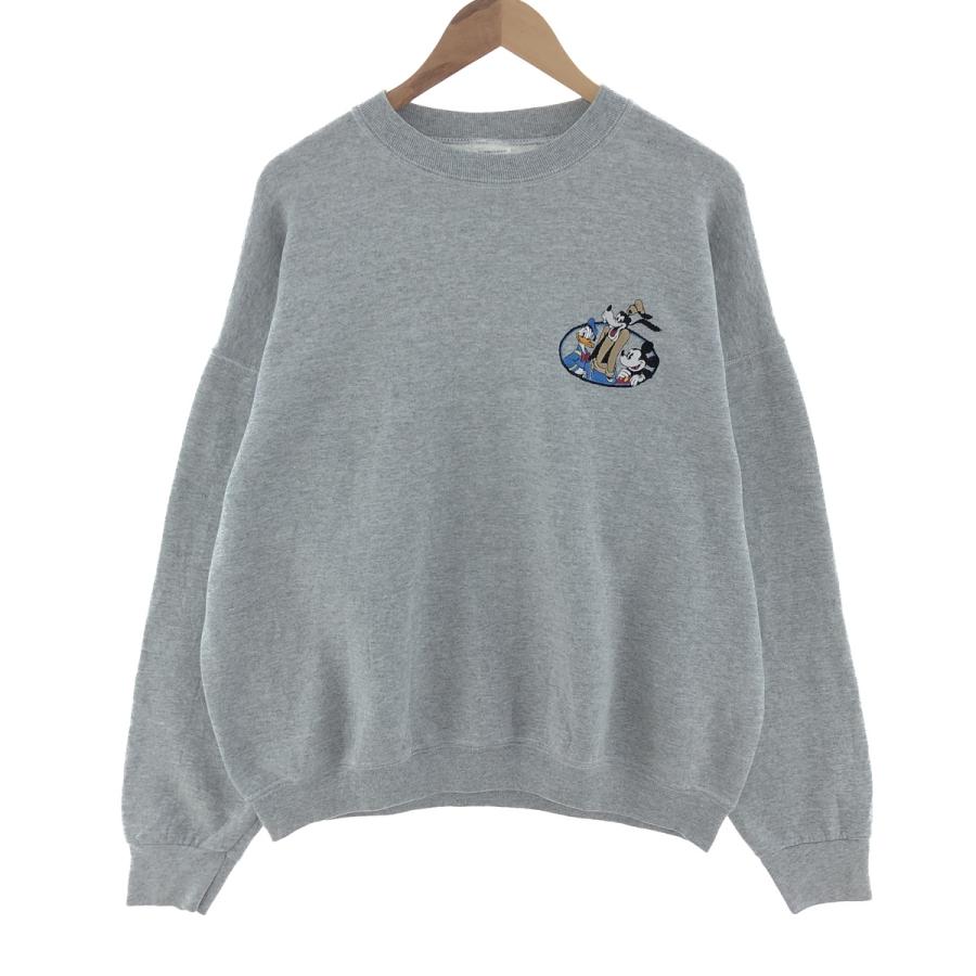 90's USA製！MICKEY&Co.スウェットシャツ ディズニーオフィシャル 90年代 USA製 MICKEY&CO DISNEY ディズニー ミッキーマウス
