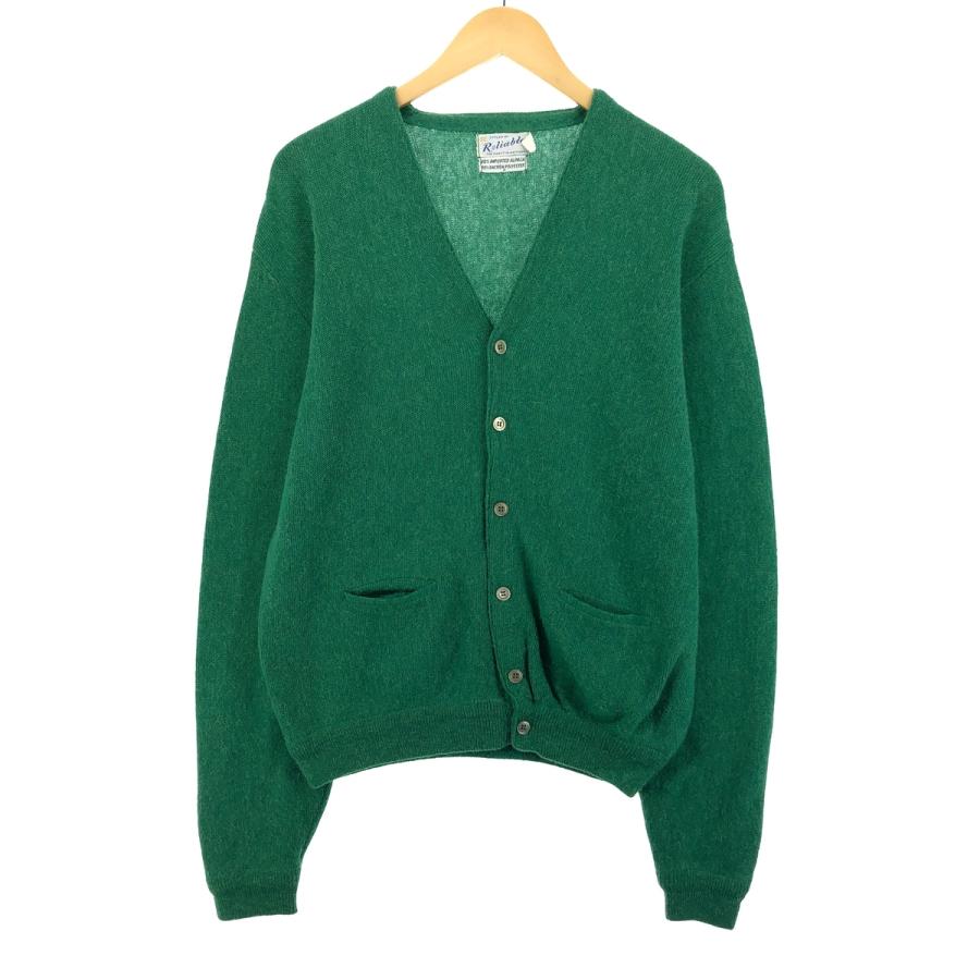 60s sportswear ヴィンテージ アルパカニットカーディガンL