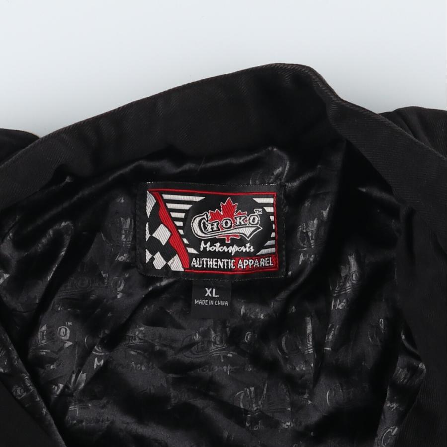 古着 CHOKO SNAP-ON スナップオン レーシングジャケット メンズ
