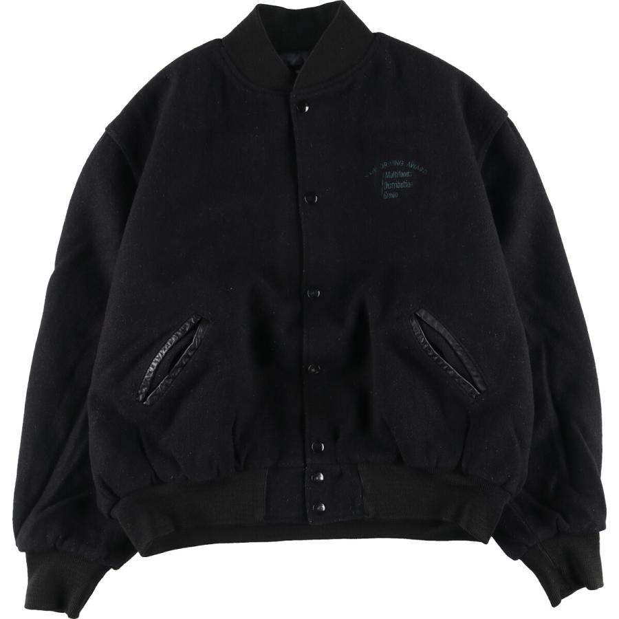古着 90年代~ HOLLOWAY ウールスタジャン アワードジャケット バー 