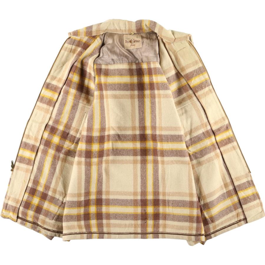 チェック柄 ウールジャケット 50s 古着 50年代 Buck Skein Joe チェック柄 ウールジャケット