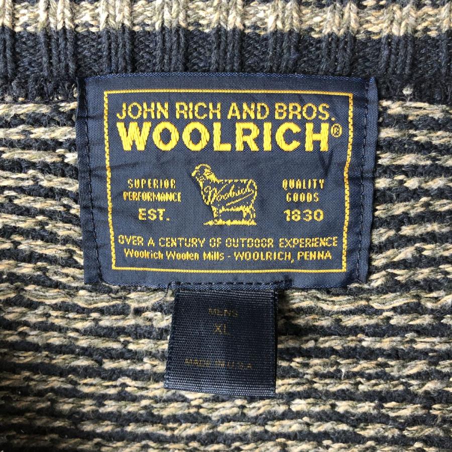 WOOLRICH（ウールリッチ） 古着 90~00年代 総柄 コットンニット 