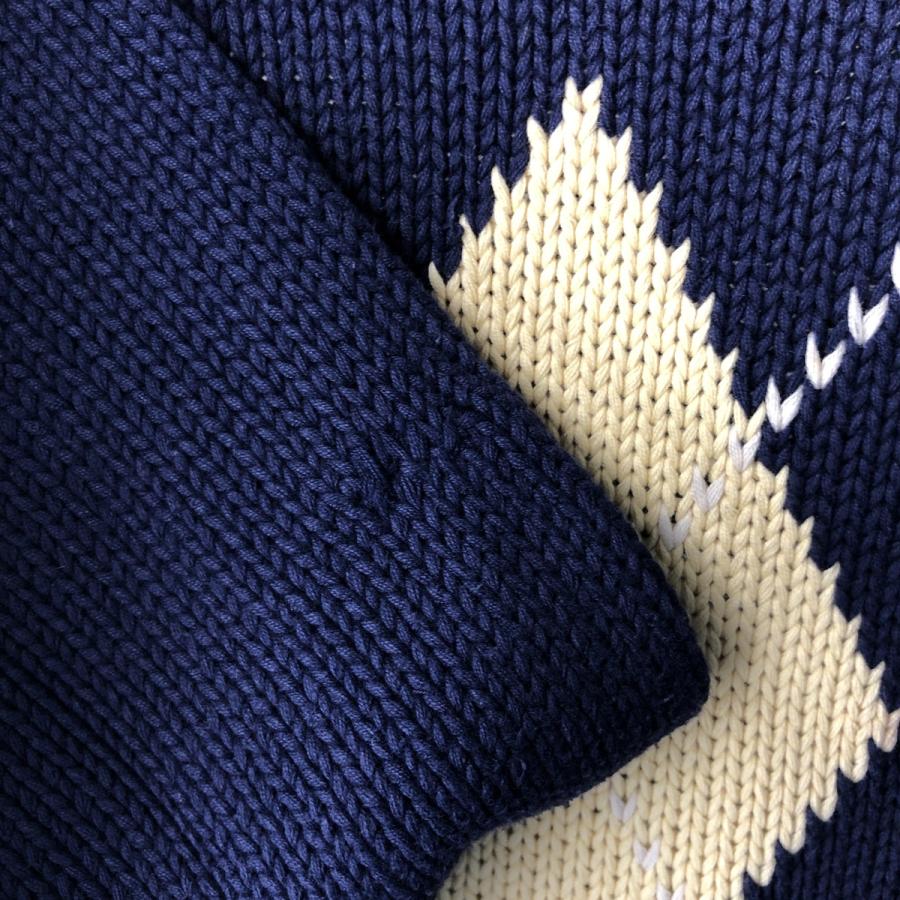 古着 80~90年代 エディーバウアー Eddie Bauer 黒タグ アーガイル柄 コットンニットセーター メンズL相当 ヴィンテージ/eaa399005 Eddie Bauer（エディーバウアー） 古着 80~90年代 黒タグ アーガイル柄
