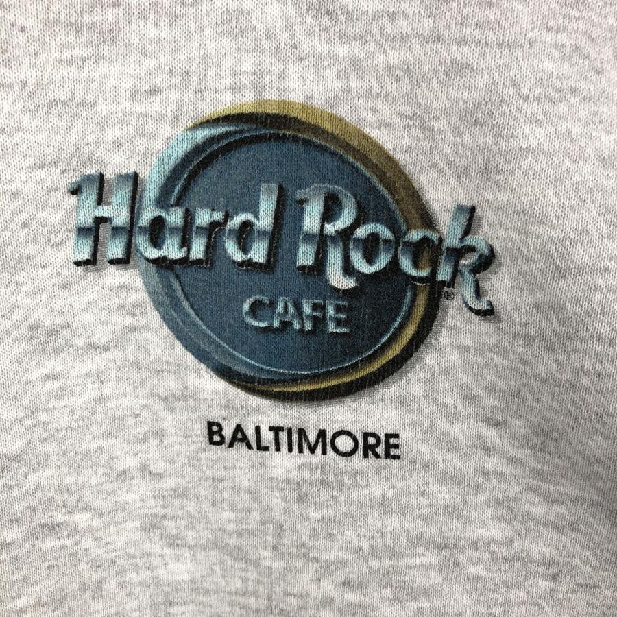 古着 HARD ROCK CAFE ハードロックカフェ アドバタイジング スウェット