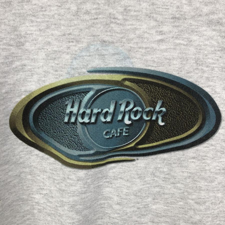 古着 HARD ROCK CAFE ハードロックカフェ アドバタイジング スウェット