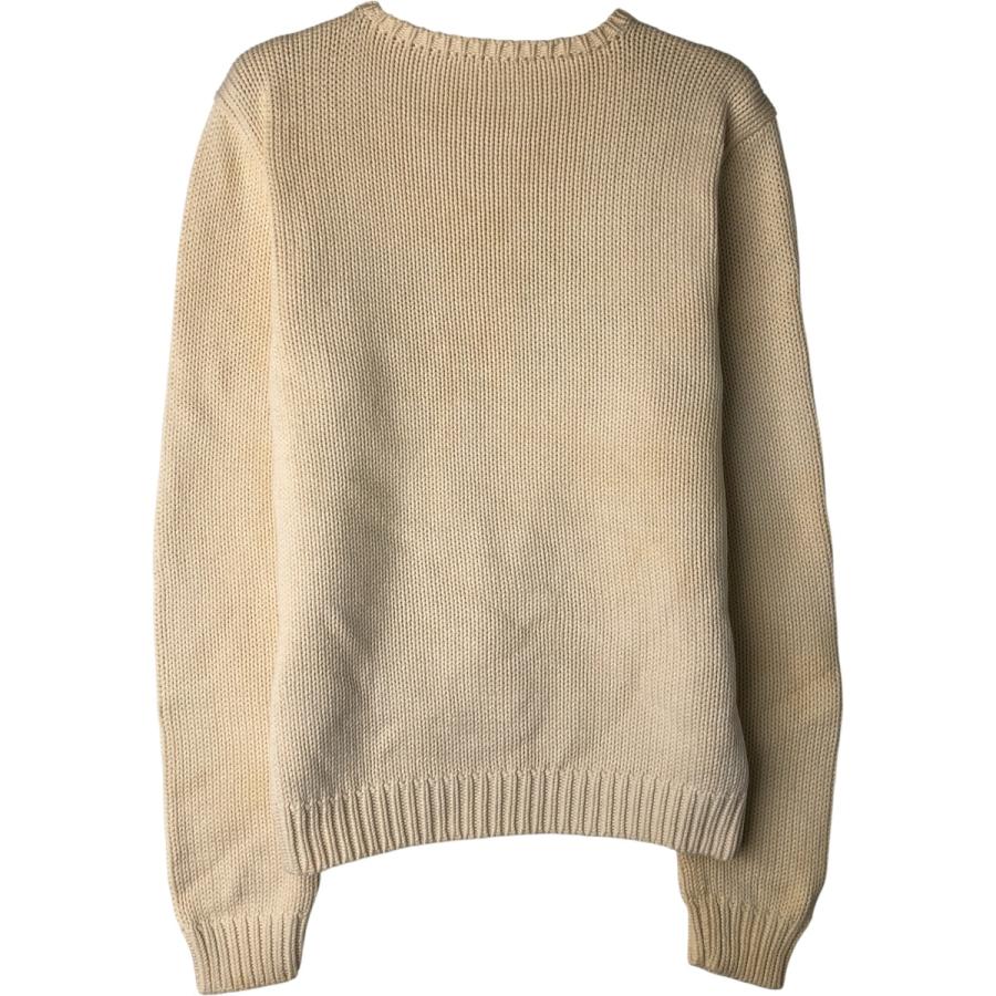 古着 ラルフローレン Ralph Lauren 星条旗柄 コットンニットセーター レディースS相当/eaa399863 古着 ラルフローレン Ralph Lauren 星条旗柄 コットンニットセーター