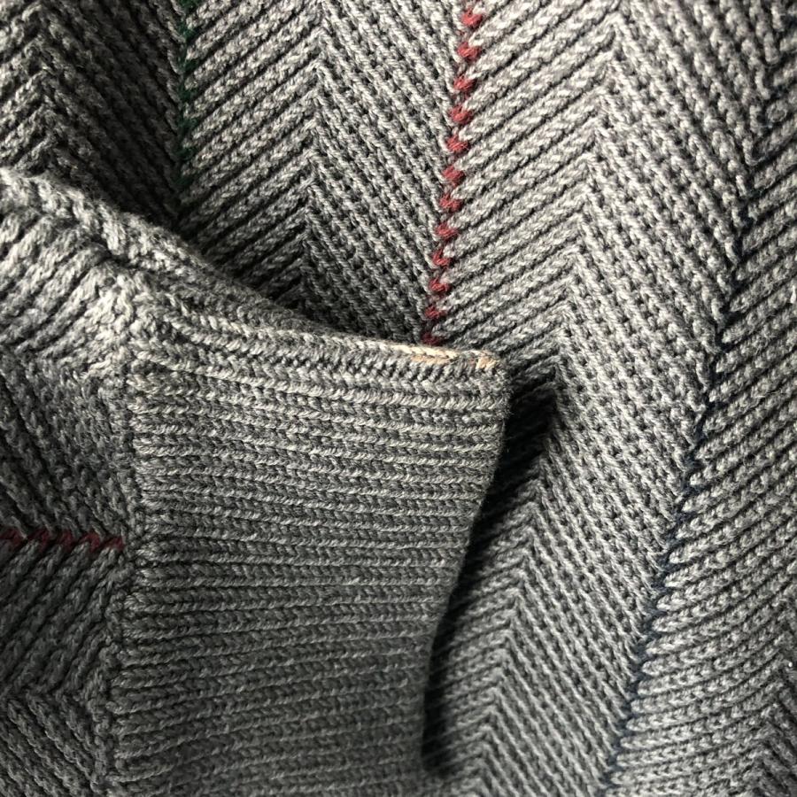 古着 ラルフローレン Ralph Lauren CHAPS チャップス ストライプ柄 ヘリンボーン コットンニットセーター メンズS相当/eaa399971 古着 ラルフローレン Ralph Lauren CHAPS チャップス ストライプ柄