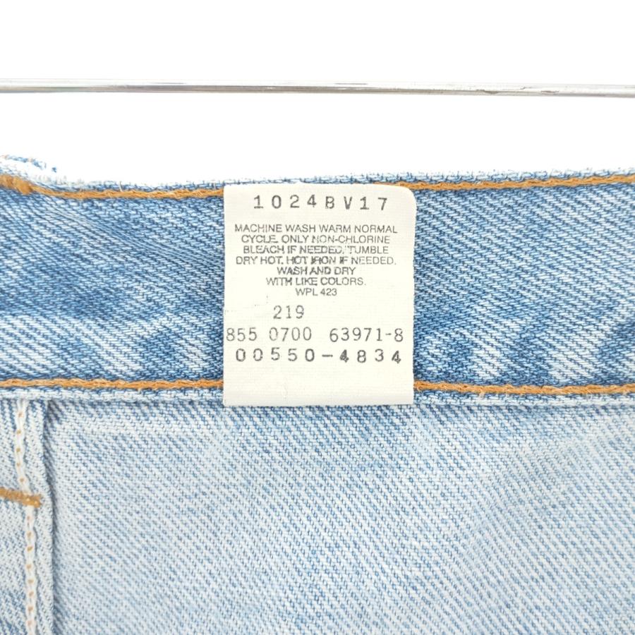 古着 00年代 リーバイス Levi's 550 RELAXED FIT テーパードデニムパンツ メンズw32 /eaa400022｜jamtrading1｜05