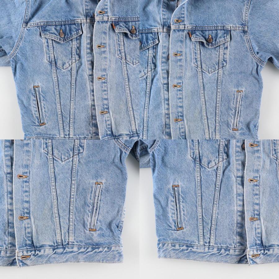 Levi’s / Gジャン/L/デニム/IDG/57510-0214 Levi's（リーバイス） 古着 90年代 Levi's 57510-0214 オレンジタブ