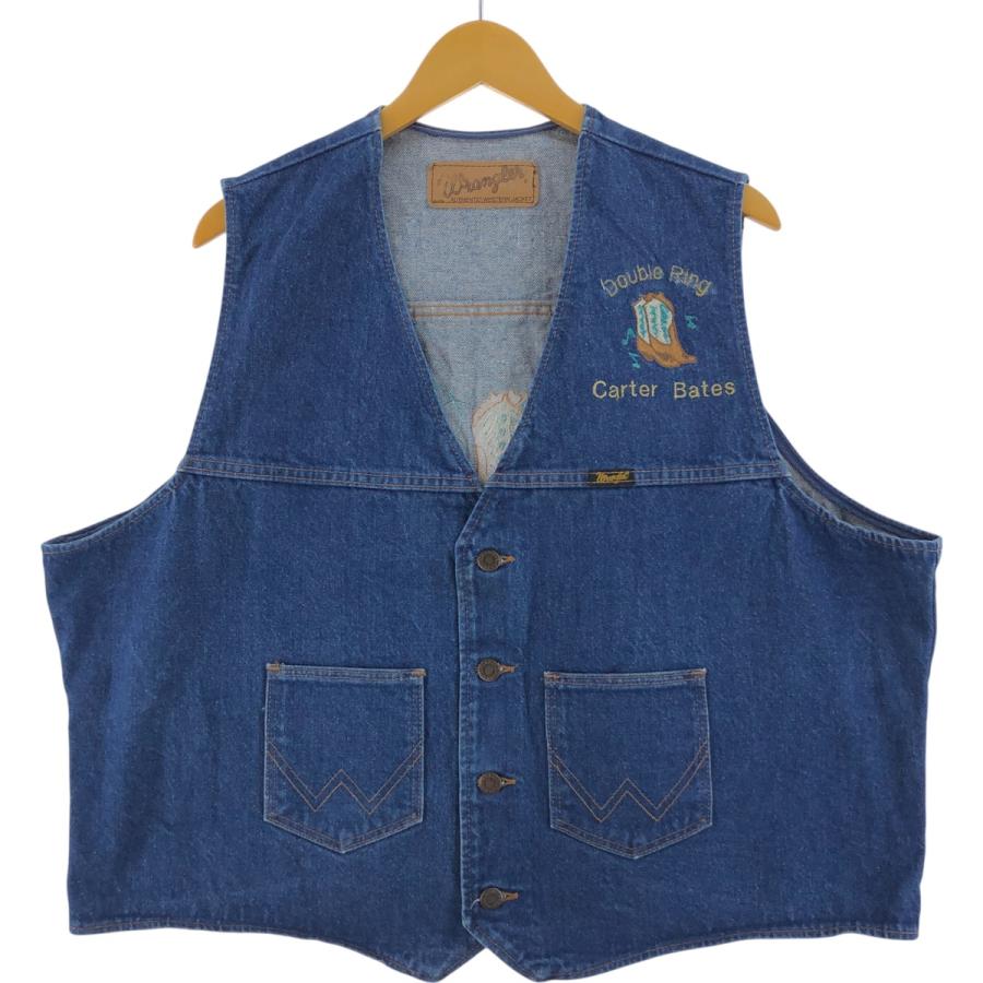 Wrangler（ラングラー） 古着 90年代 デニムベスト メンズL相当