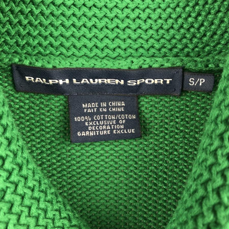 古着 ラルフローレン Ralph Lauren RALPH LAUREN SPORT ショールカラー コットンニットセーター レディースS相当/eaa401011 古着 ラルフローレン Ralph Lauren RALPH LAUREN SPORT ショールカラー