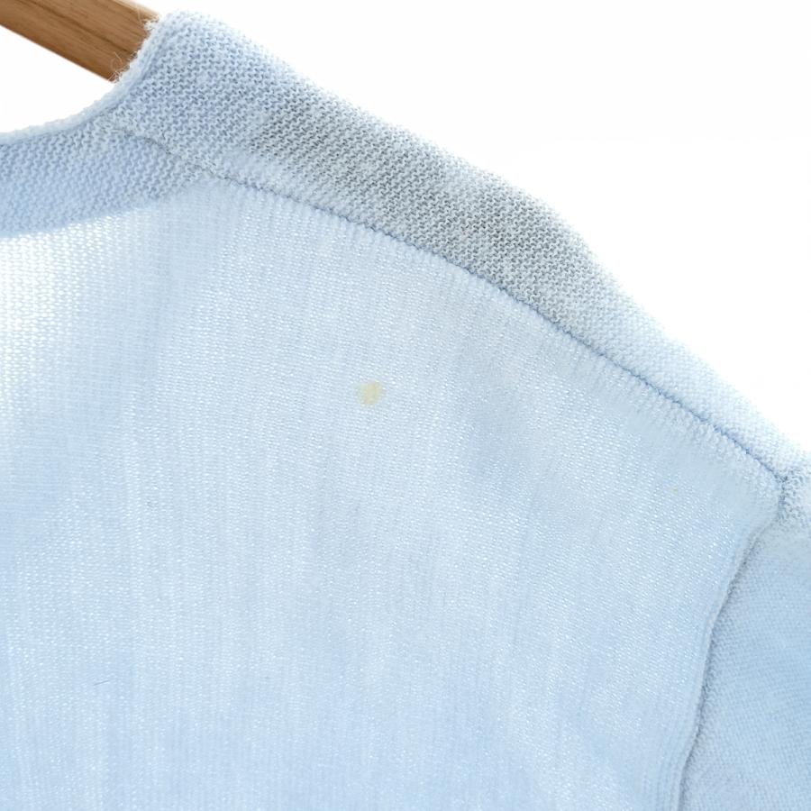 LACOSTE - 古着 ラコステ LACOSTE CLUB アクリルニットカーディガン USA製 36 レディースM相当 /eaa401611 LACOSTE 古着 ラコステ CLUB アクリルニットカーディガン USA製