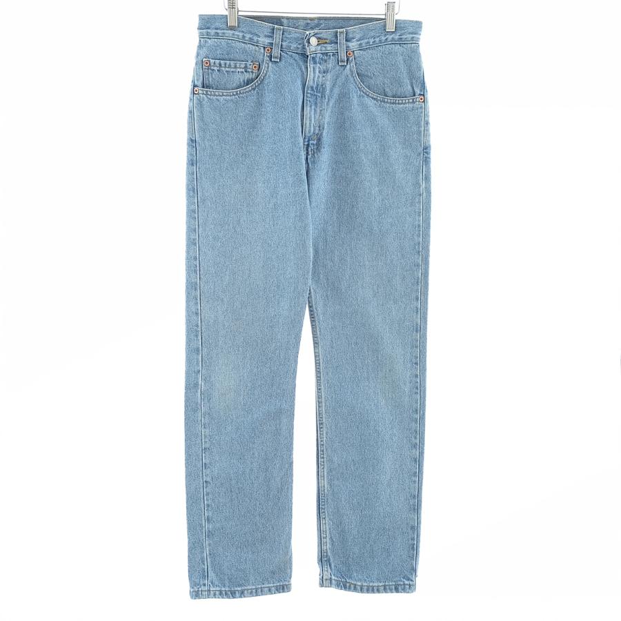 00'S Levi's 505 REGULAR FIT STRAIGHT LEG tapered denim pants made in USA men's w31 equivalent /evb006046