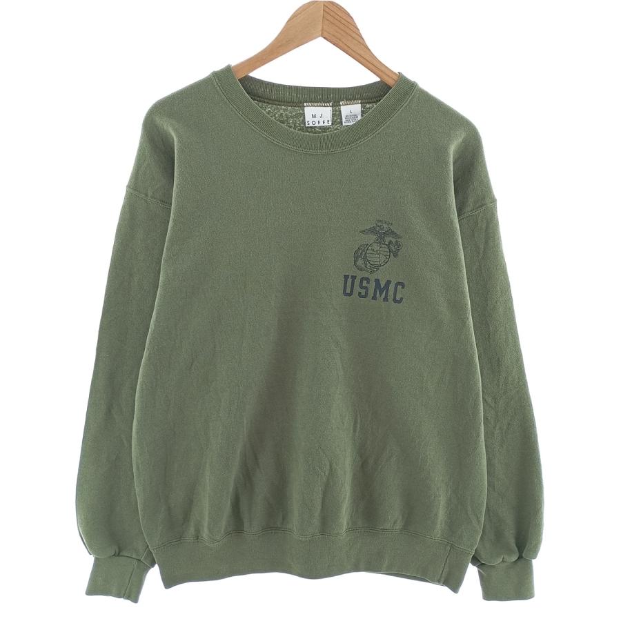 古着 90年代 M.J.SOFFE USMC アメリカ海兵隊 スウェットシャツ