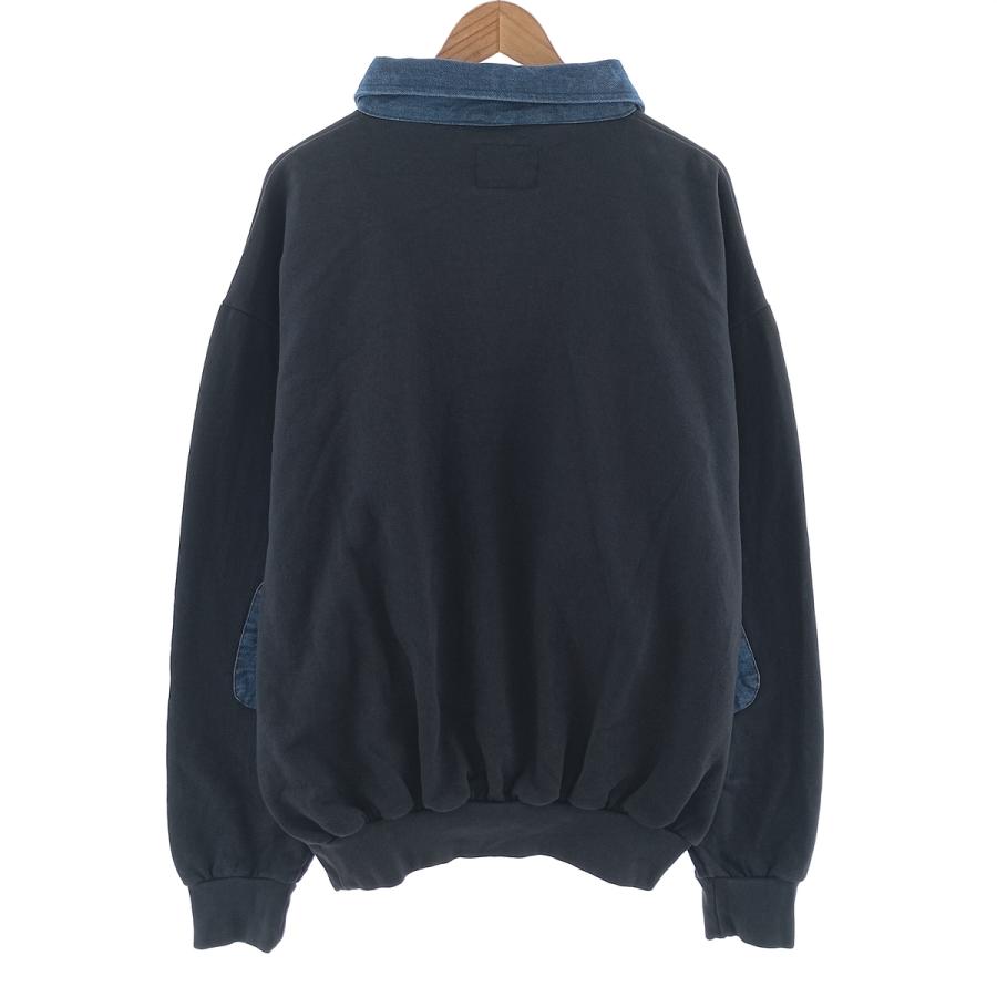 古着 ビッグサイズ GAME Workwear 襟付き ハーフジップ