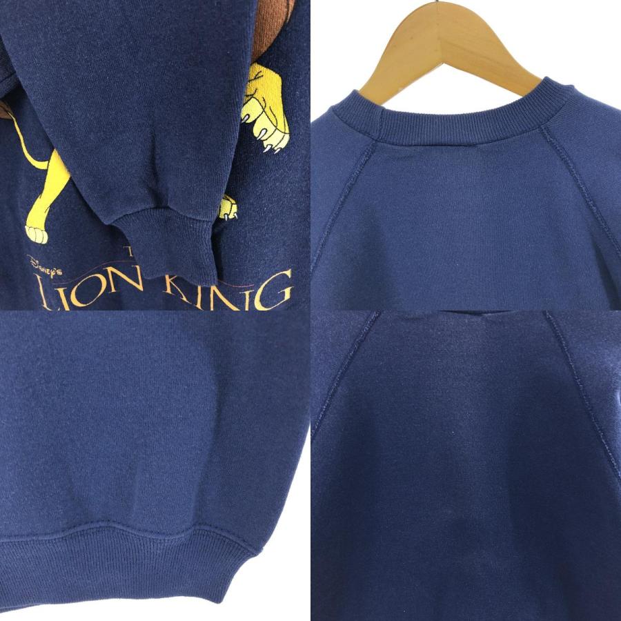 古着 JEM SPORTSWEAR THE LION KING ライオンキング キャラクタースウェットシャツ トレーナー レディースS相当 /eaa404197 古着 JEM SPORTSWEAR THE LION KING ライオンキング キャラクター