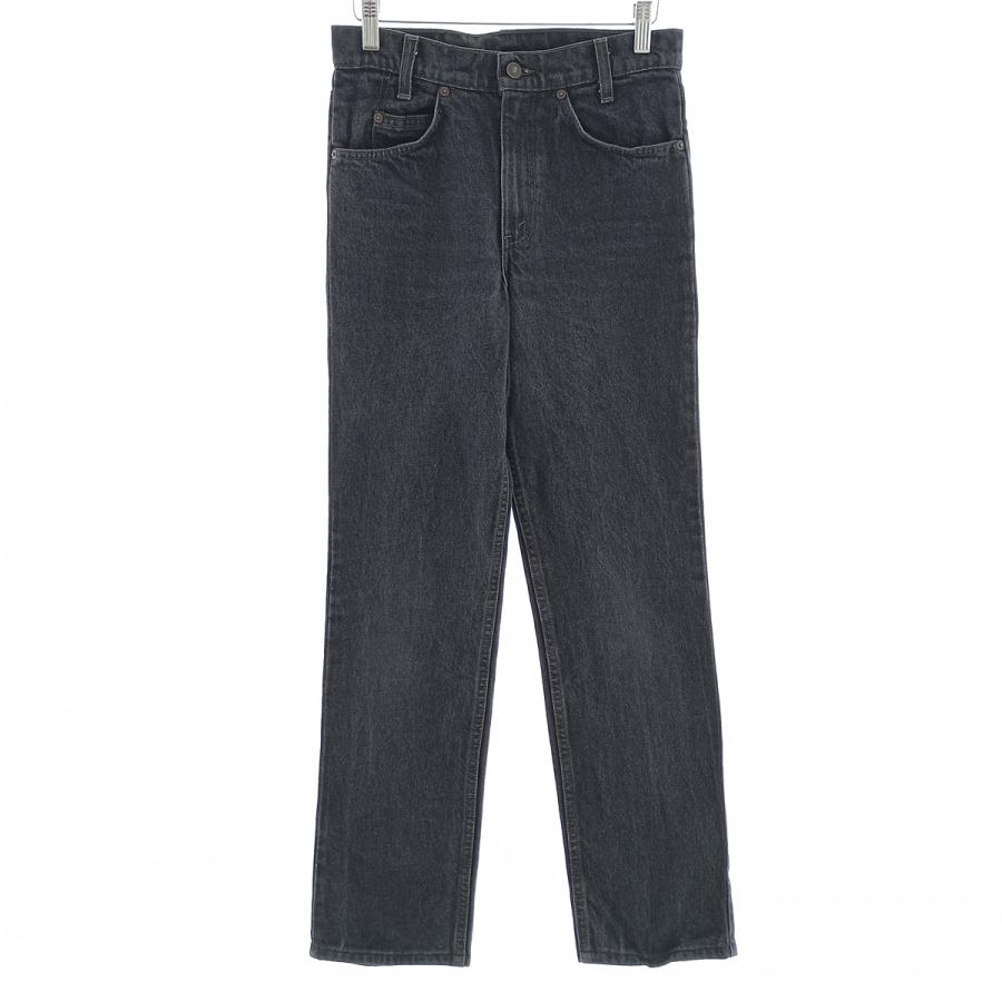 Levi's（リーバイス） 古着 80年代 718-0258 先染め ブラックデニム