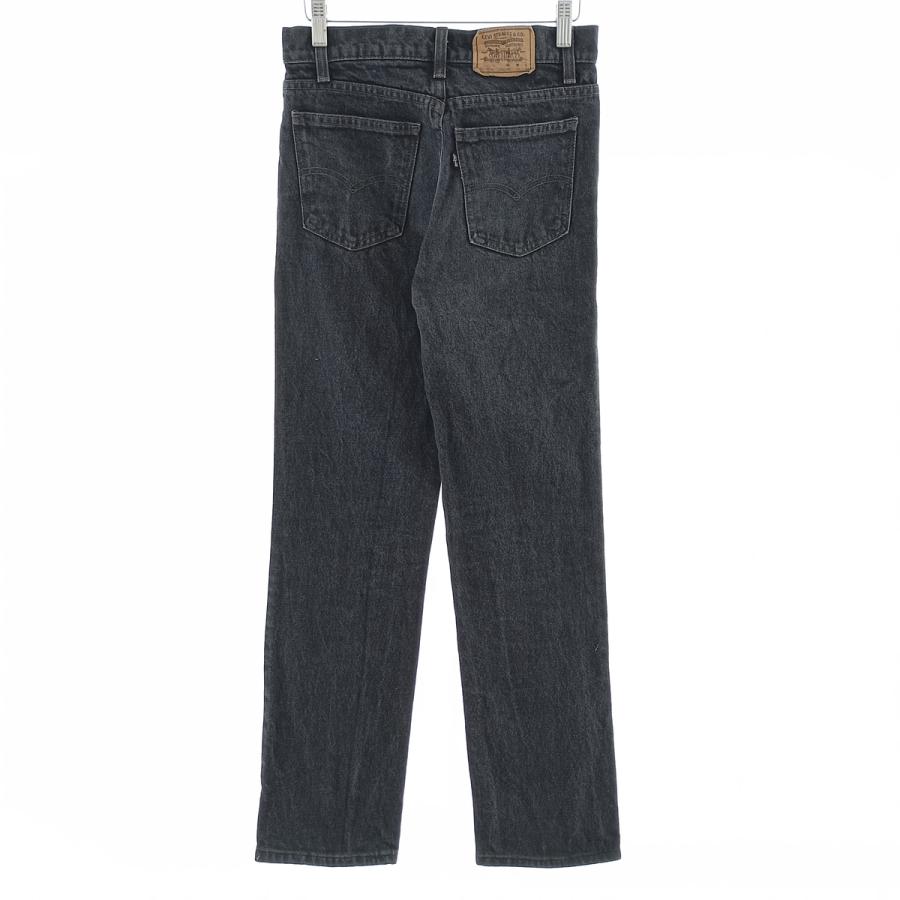 Levi's（リーバイス） 古着 80年代 718-0258 先染め ブラックデニム