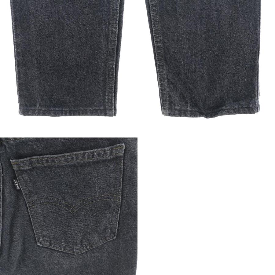 Levi's（リーバイス） 古着 80年代 718-0258 先染め ブラックデニム
