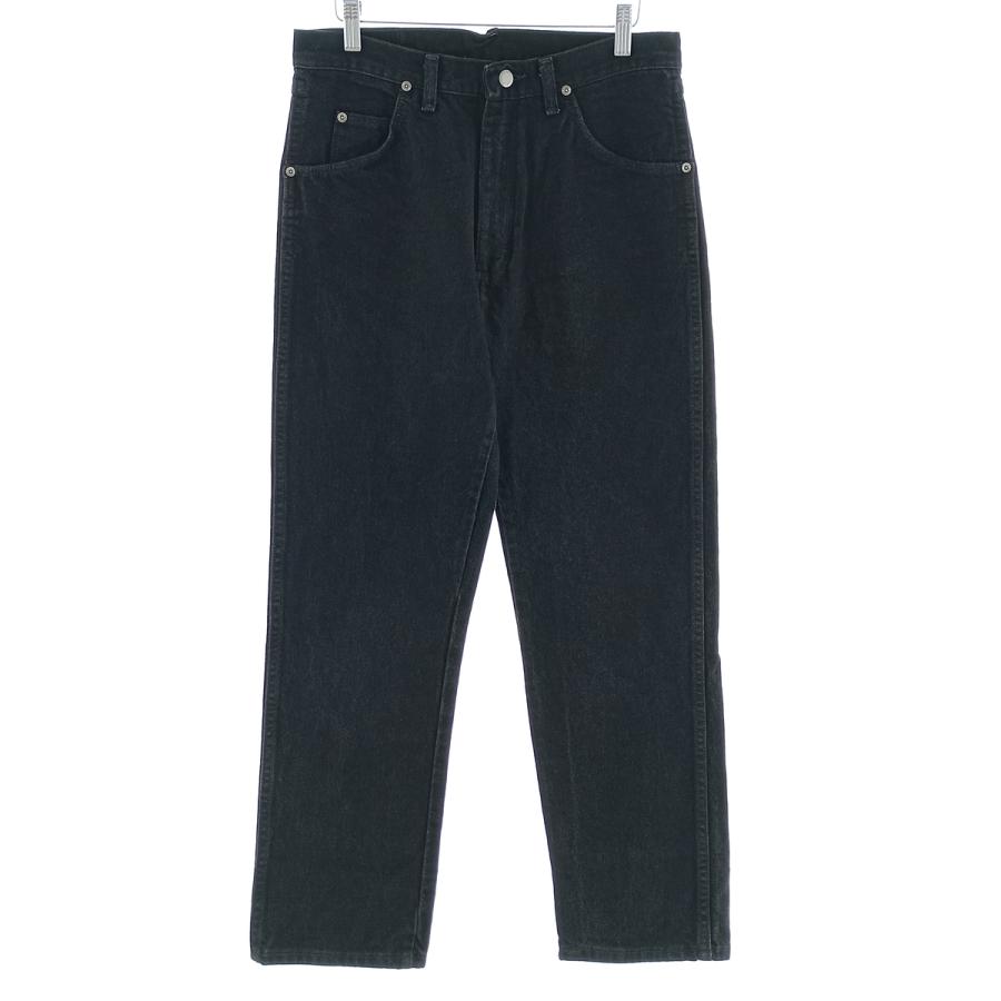 古着 90年代 ラングラー Wrangler ブラックデニム ストレートデニムパンツ USA製 メンズw32相当 ヴィンテージ/eaa404731 Wrangler（ラングラー） 古着 90年代 ブラックデニム ストレートデニム
