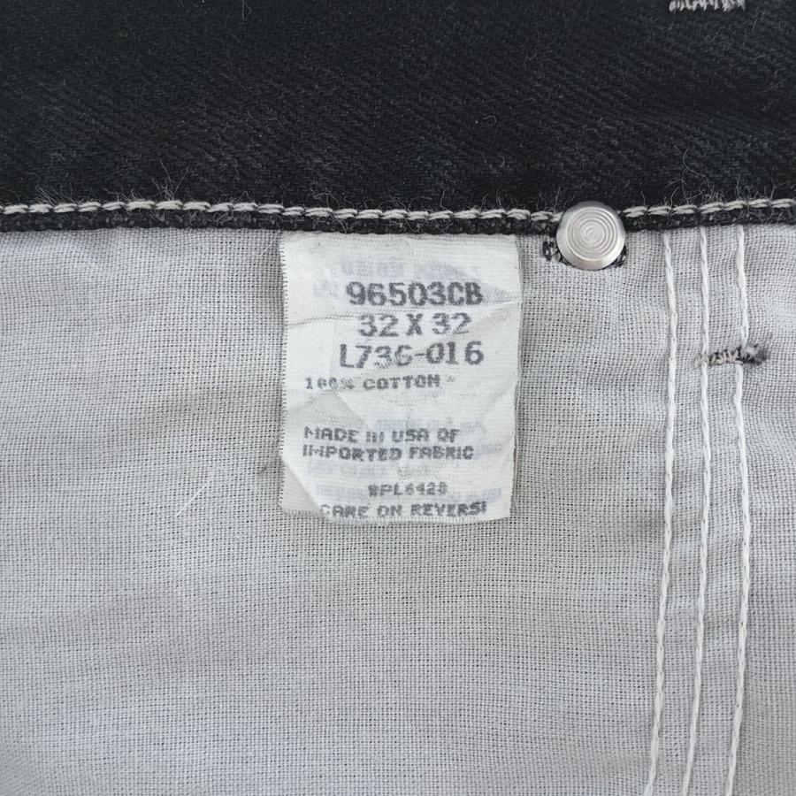 Wrangler（ラングラー） 古着 90年代 ブラックデニム ストレートデニム