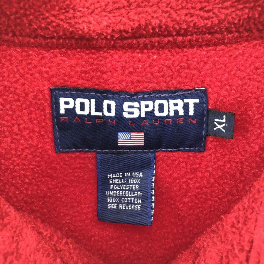 古着 90年代 ラルフローレン Ralph Lauren POLO SPORT ポロスポーツ フリースジャケット USA製 メンズXL ヴィンテージ /eaa405309｜jamtrading1｜03