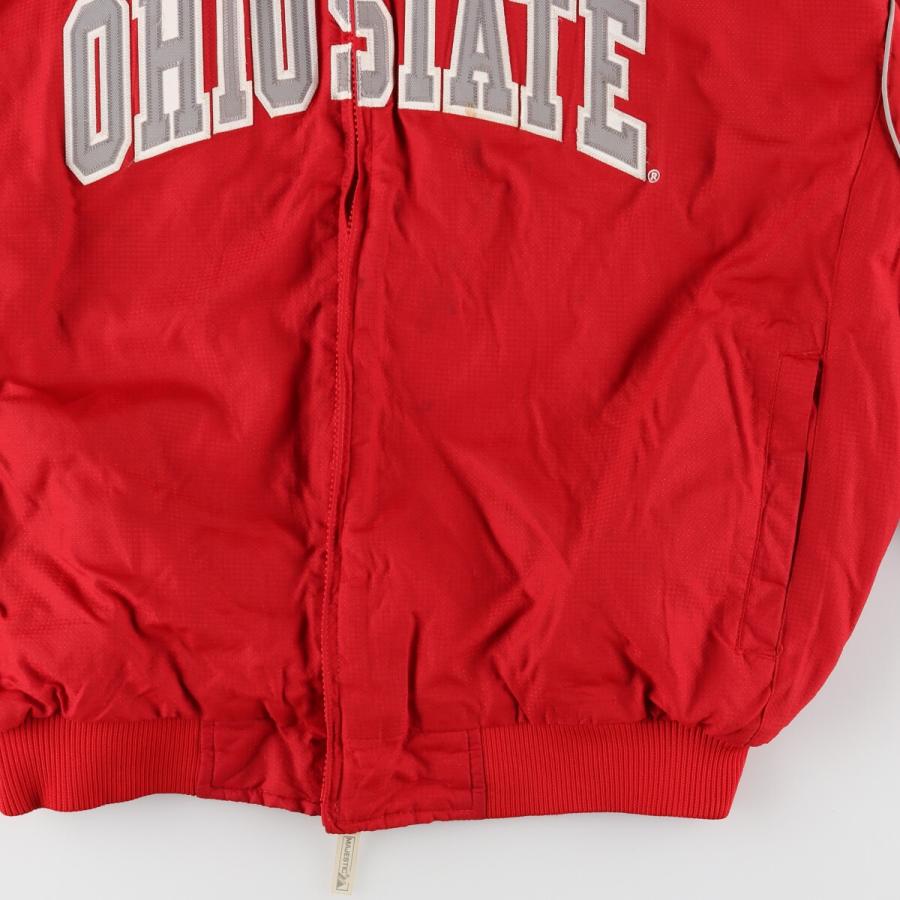 古着 majestic OHIO STATE オハイオ大学 ナイロンジャケット メンズXL  
