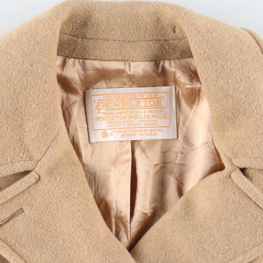PENDLETON 古着 70年代 ペンドルトン ウールロングコート USA製  