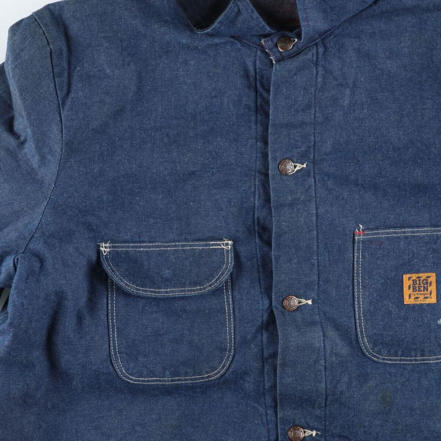 古着 80年代 ラングラー Wrangler BIG BEN ビッグベン デニムカバーオール USA製 メンズXXL ヴィンテージ /eaa408343｜jamtrading1｜05