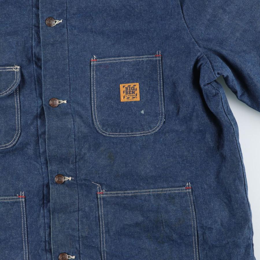 古着 80年代 ラングラー Wrangler BIG BEN ビッグベン デニムカバーオール USA製 メンズXXL ヴィンテージ /eaa408343｜jamtrading1｜06