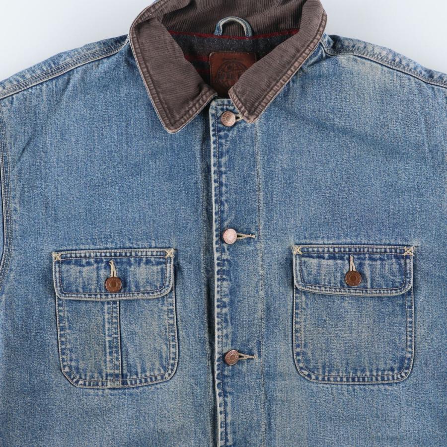 【90’s】【美品】 JEANS デニムカバーオール XL GAP 古着 90年代~ ギャップ BLUE JEANS デニムカバーオール